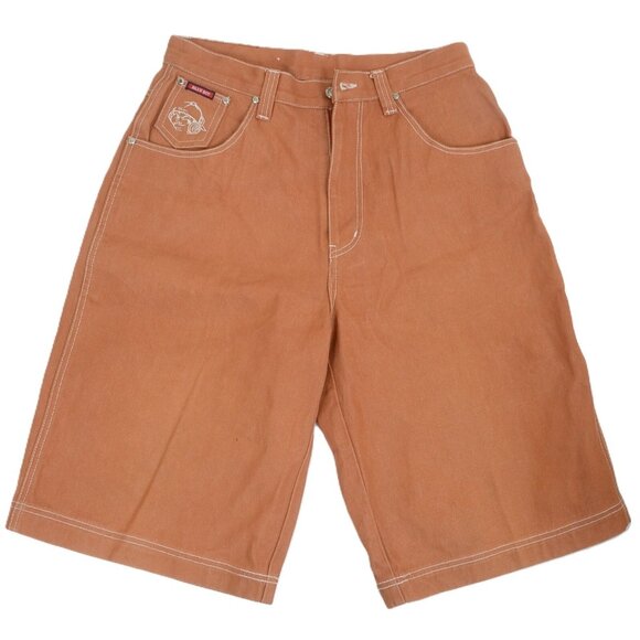 Rare! VTG 90s BLUEBOY Jean Shorts W34 L26 Skating Hip Hop Cartoon Graphic - Picture 4 of 14